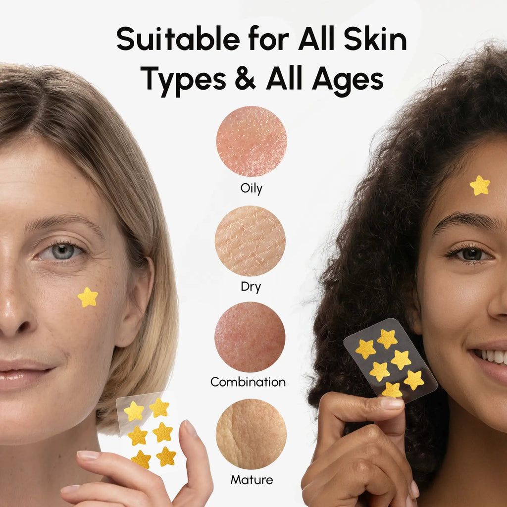 Gold Star Pimple & Acne Patches – BLOOM TASHA’S BOUTIQUE